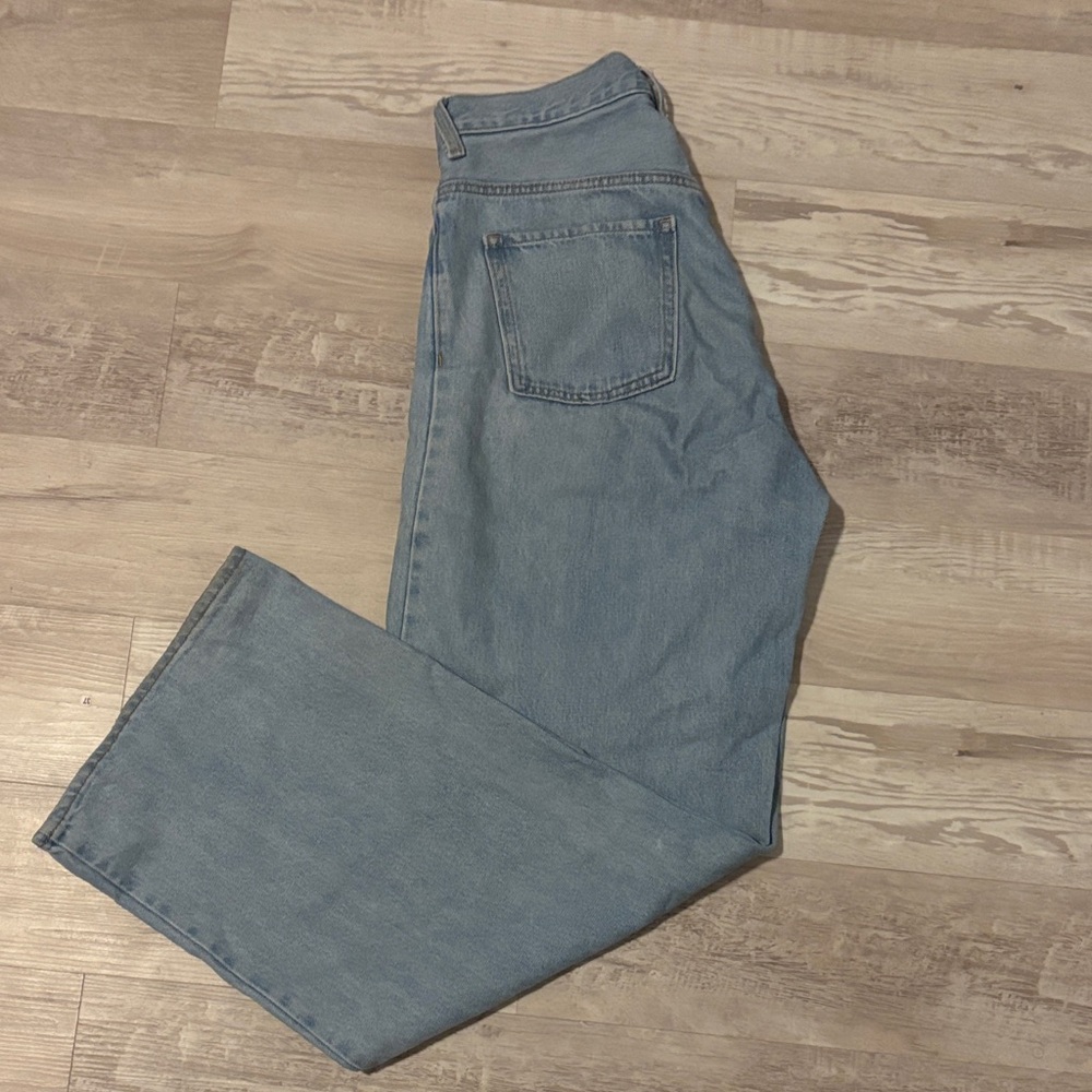 Old Navy Light Blue Ultra High Rise Wide Leg Jean